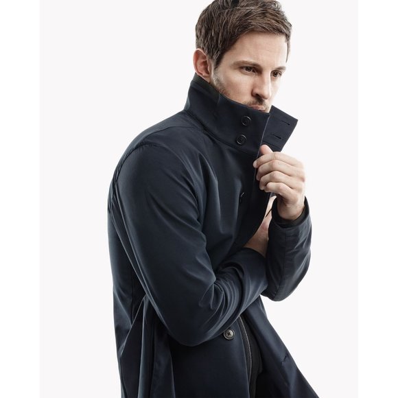 Theory Other - NWoT Theory Navy Starke HI Coat in Vetiver Size S